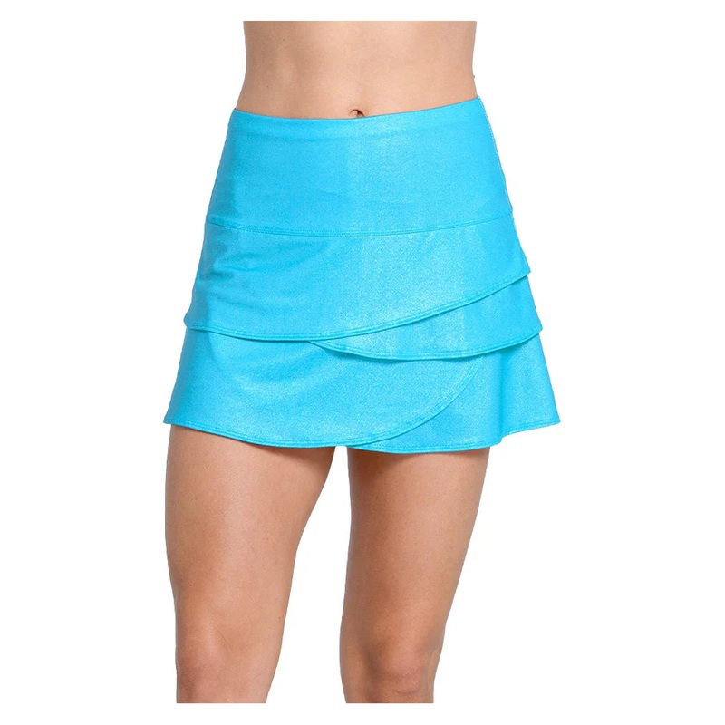 Women`s All That Shimmers Scallop 14 Inch Tennis Skort