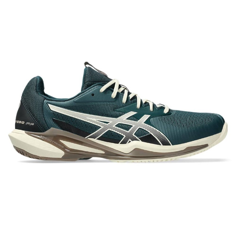 Asics Solution Speed FF 3 Men’s Tennis Shoe (Saxon Green/Birch)