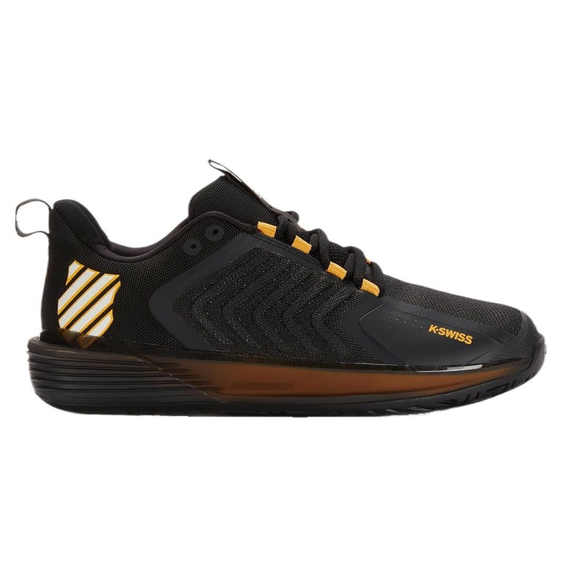 K-Swiss Ultrashot 3 Men’s Tennis Shoe (Black/Yellow)