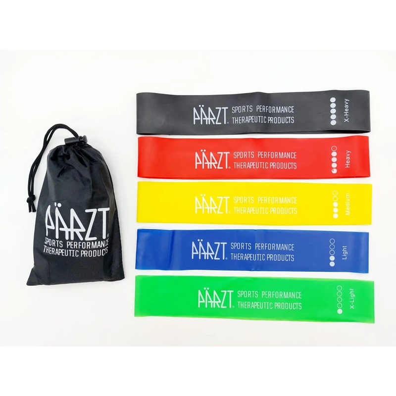 Parzt Exercise loop  Pack of 5 Multi Color Assorted