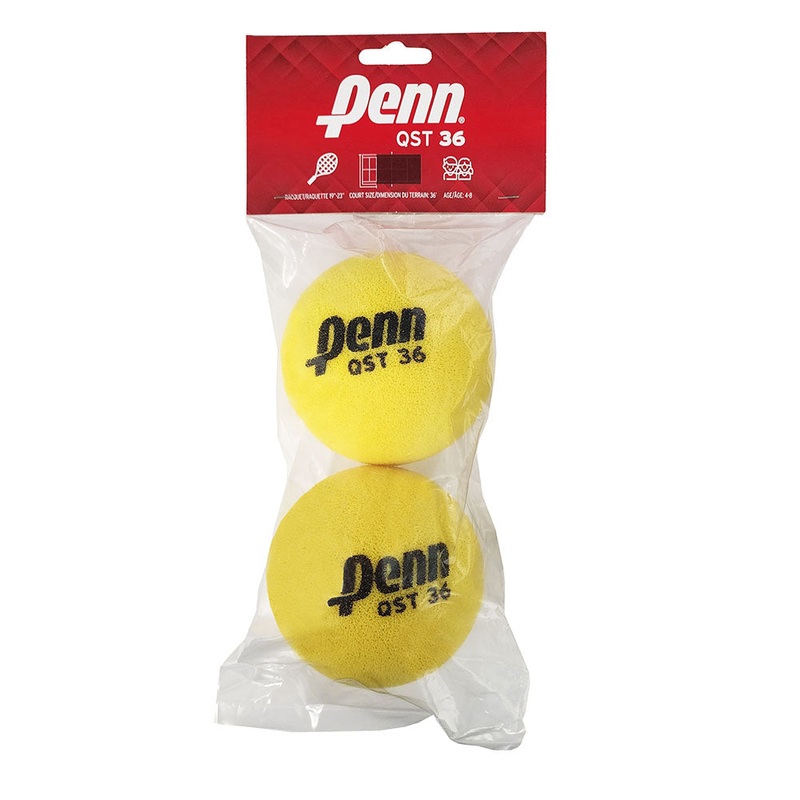 Penn QST 36 Foam Red Junior Tennis Balls (2 Pack)