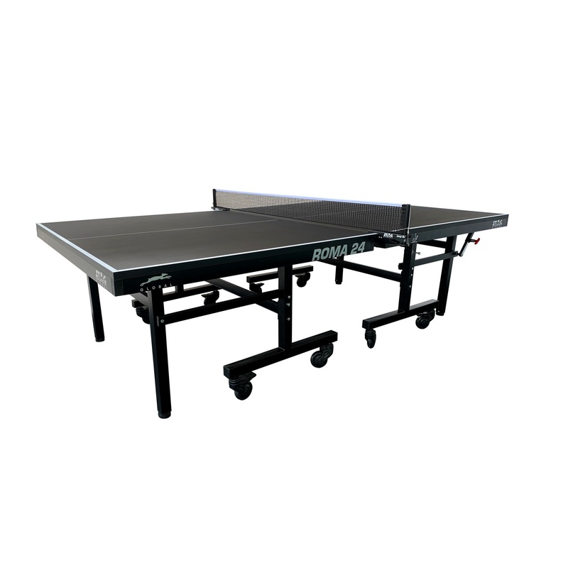 STAG GLOBAL Roma 24  | World Masters Championship Black Table Tennis Table | Kibi Sports