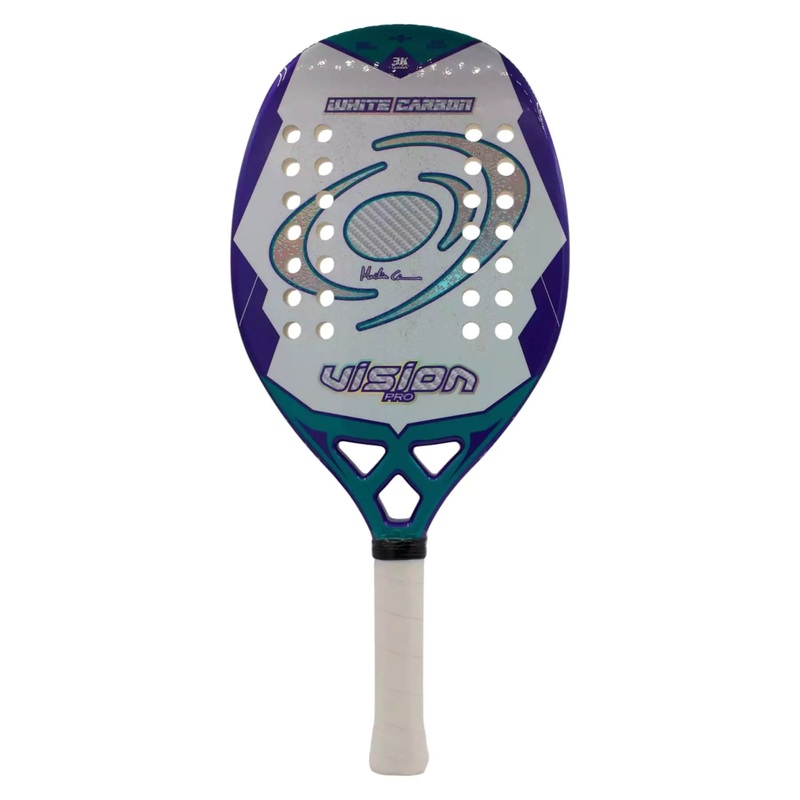 Vision Pro WHITE CARBON 2025 Beach Tennis Racket
