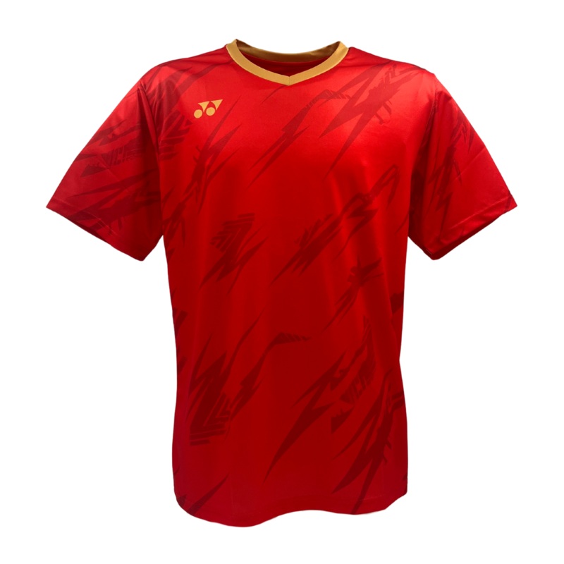 Yonex YTJ8 T-Shirt Junior (Red/Gold) Red/Gold J120/JS