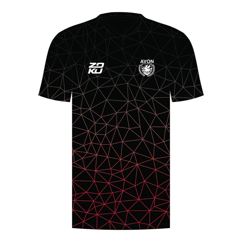 Avon ZOKU Asteroid V Neck T-Shirts Juniors BLACK/RED 120/JS