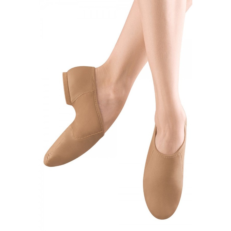 Bloch Neo Flex Slip On Jazz Shoe Women – Beige Beige 6
