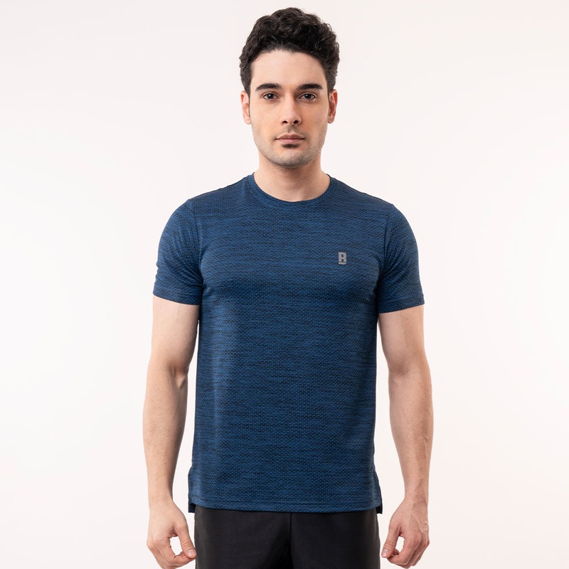 Boost Tee Men – Navy Blue Athletik | Kibi Sports S