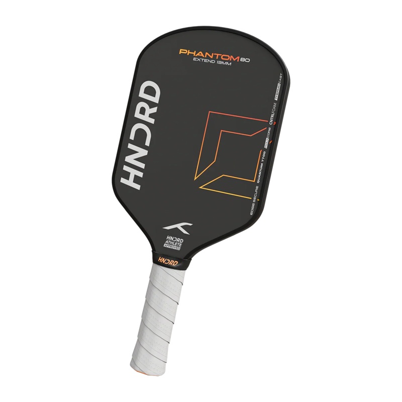 Hundred Phantom 80 Extend 13mm Pickleball Paddle HPRX-4M167-13-X Black/Orange 13mm