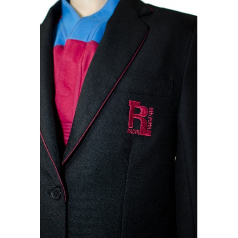 Radyr Comprehensive School Sixth Form Blazer (Fitted) 26 BLACK