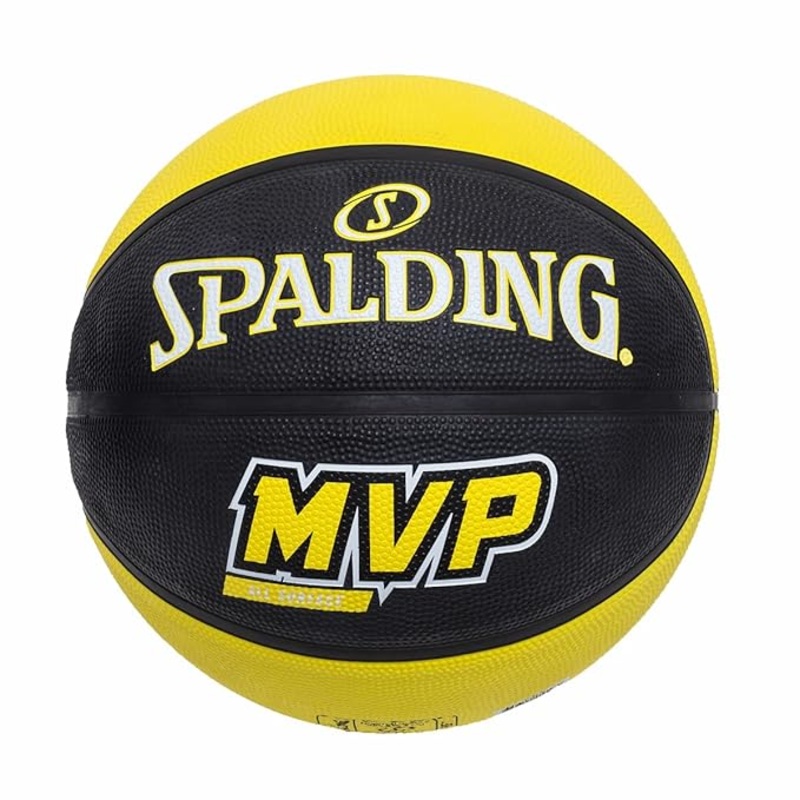 Spalding MVP Yellow/BLK All Surface Basket Ball| Kibi Sports 7