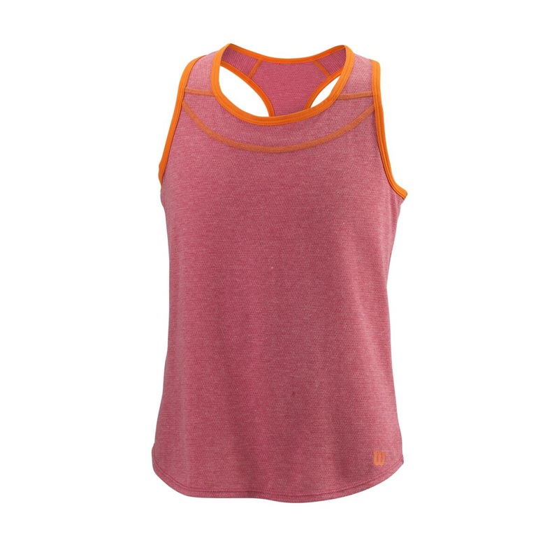 Wilson Girls’ Competition Tank Top II (Granita/Orange)