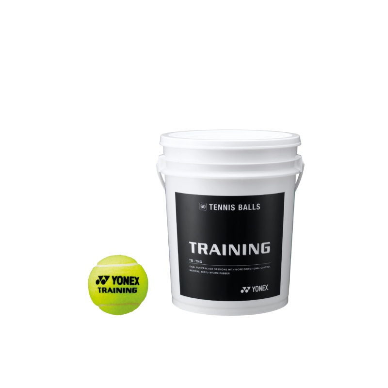 Yonex Training Tennis Ball 60 Tub TB-TNG One Size YELLOW