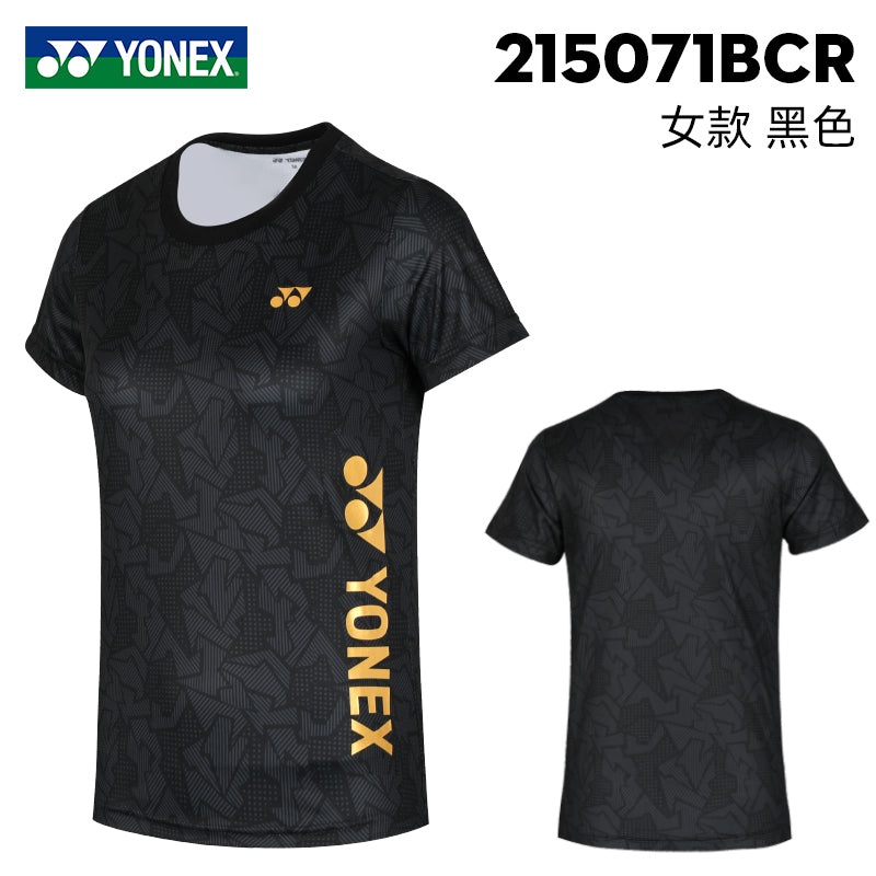Yonex Women Shirt 215071BCR Black(007) M