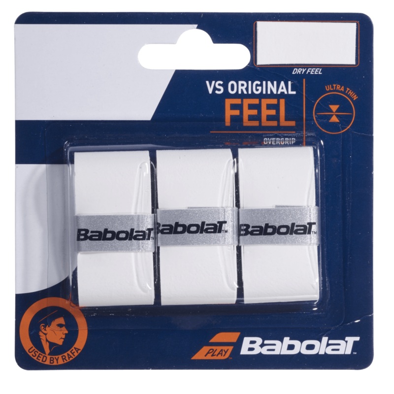 Babolat VS Original X3 Overgrip 3 Pack White