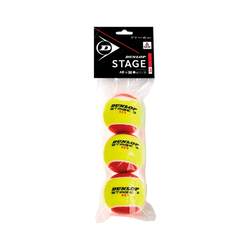 Dunlop Stage 3 Red/Yelllow Balls Can