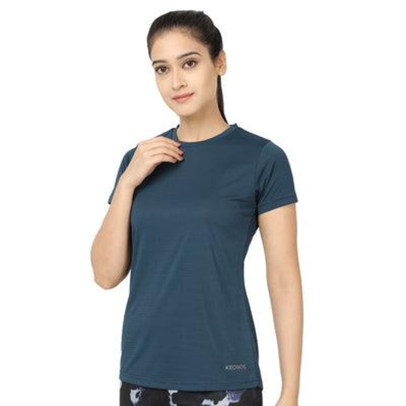 Kronos DRI-FIT Crew Neck Tee | Women’s | Cobalt Blue | KIBI Sports L