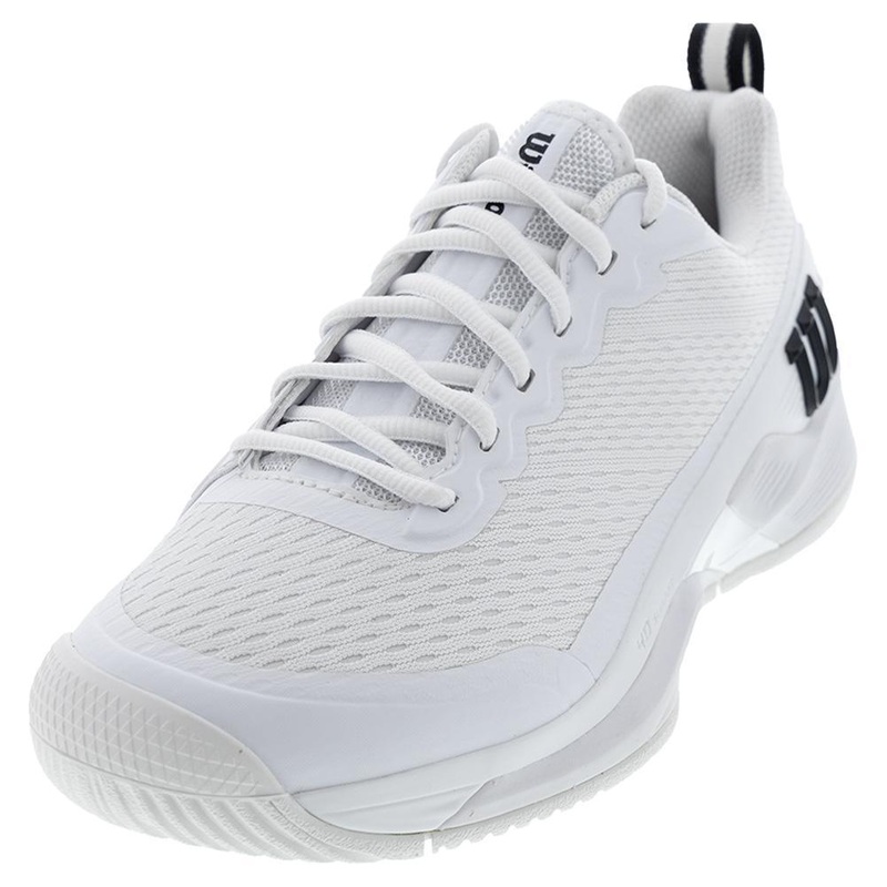 Men’s Rush Pro 4.5 Wide Tennis Shoes White and Black