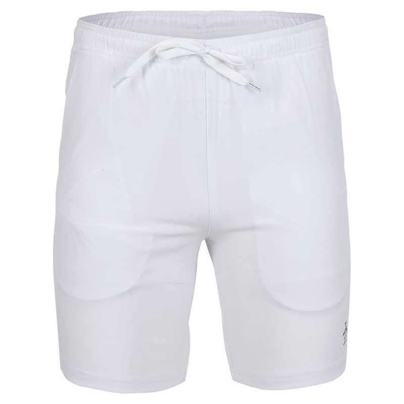 Men’s Solid Performance 8 Inch Tennis Short Bright White