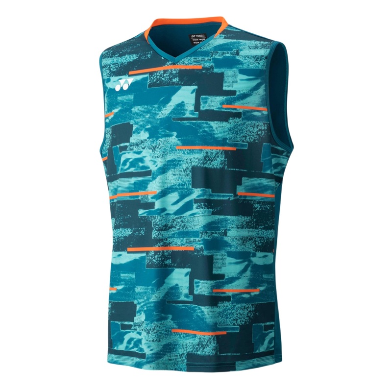 YONEX Men’s Sleeveless Top YM0035EX – Blue Green ASIA M / EU S / US XS / JP M