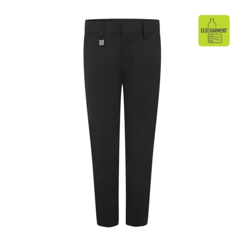 Zeco Boys Standard Fit Trouser (Black) 3/4 BLACK