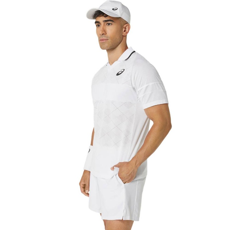 Asics Men’s Match Actibreeze Polo Top (Brilliant White)