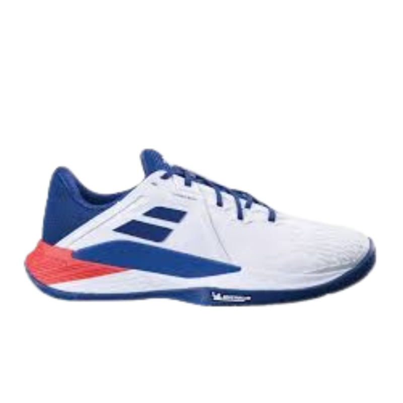Babolat Propulse Fury 3 All Court Men Tennis Shoe 30S24208 White/Estate Blue 6.0