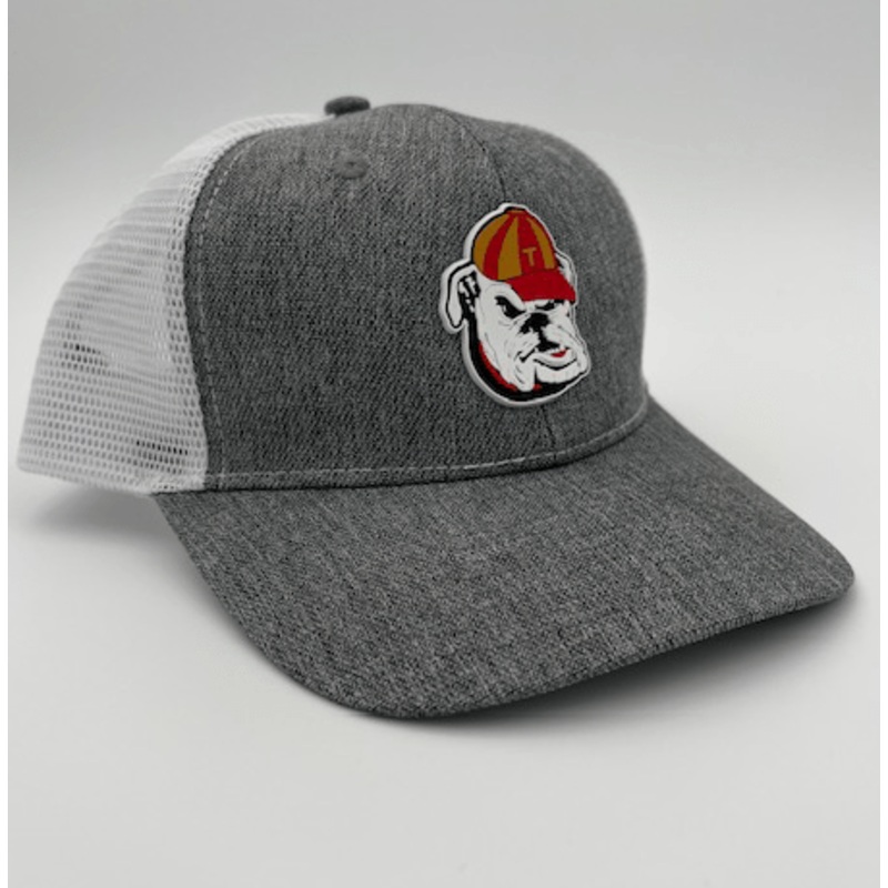Thomasville Bulldog Heather Gray & White Mesh Hat