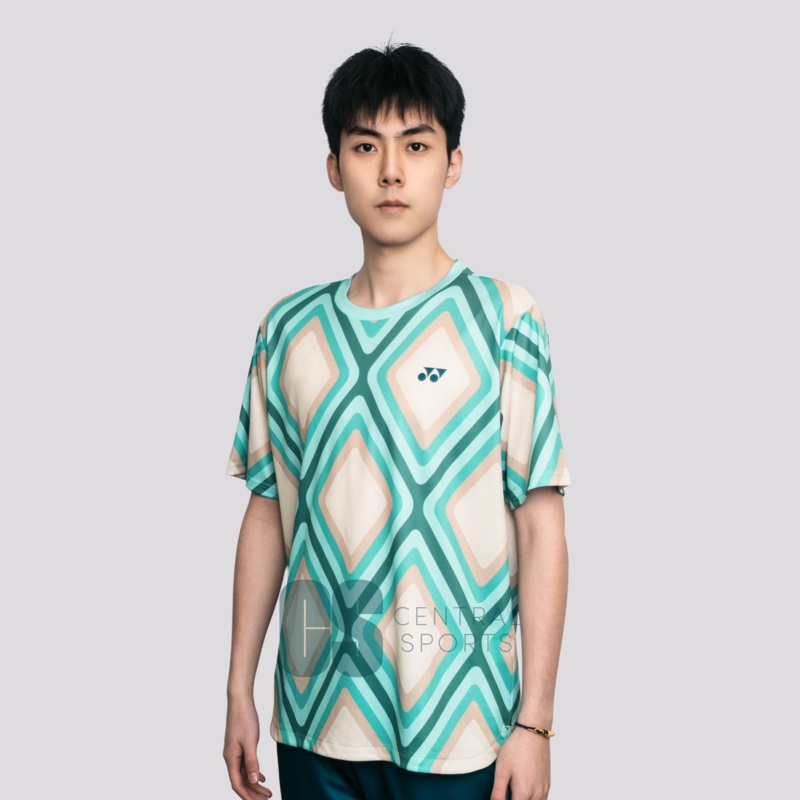 Yonex Diamond Tech T-Shirt Men Jade/Ivory Jade/Ivory S