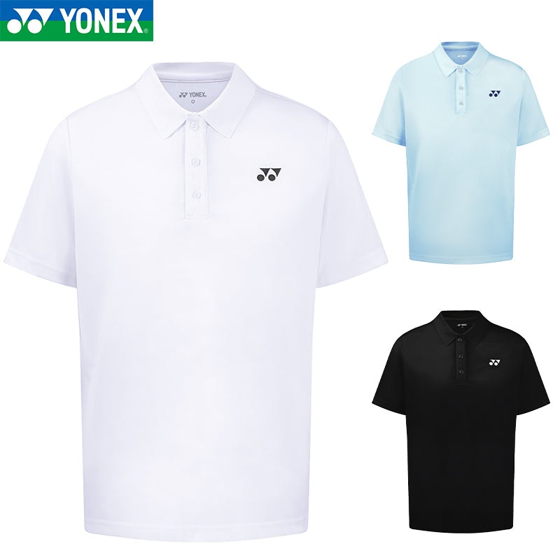 YONEX Men’s POLO shirt 115915BCR White (011) M