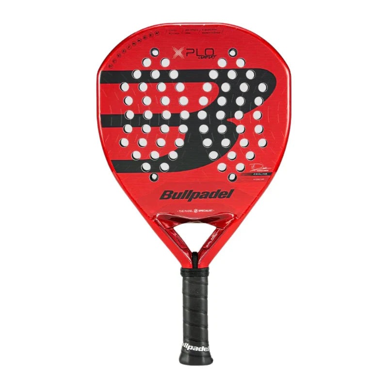 BullPadel Xplo Comfort 25 Padel Racket Red One Size