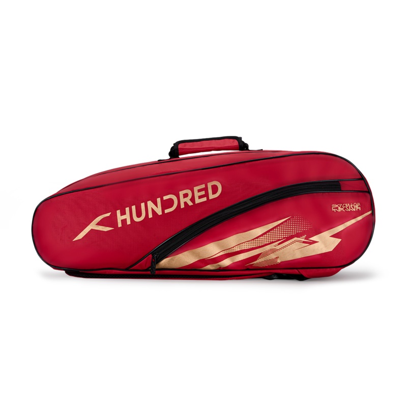 Hundred Cosmogear Badminton Kitbag – Red Red 6 Racket