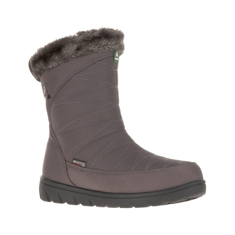 Kamik Womens Hannah Zip Winter Boot 6 Black