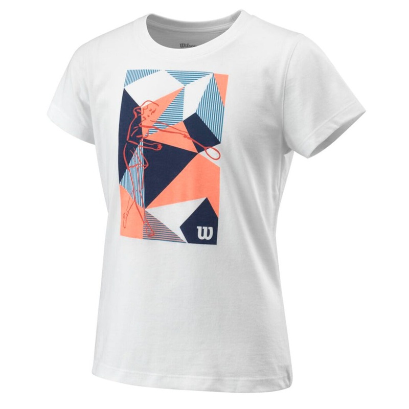 Wilson Girls’ Prism Play Tech Tee (White)