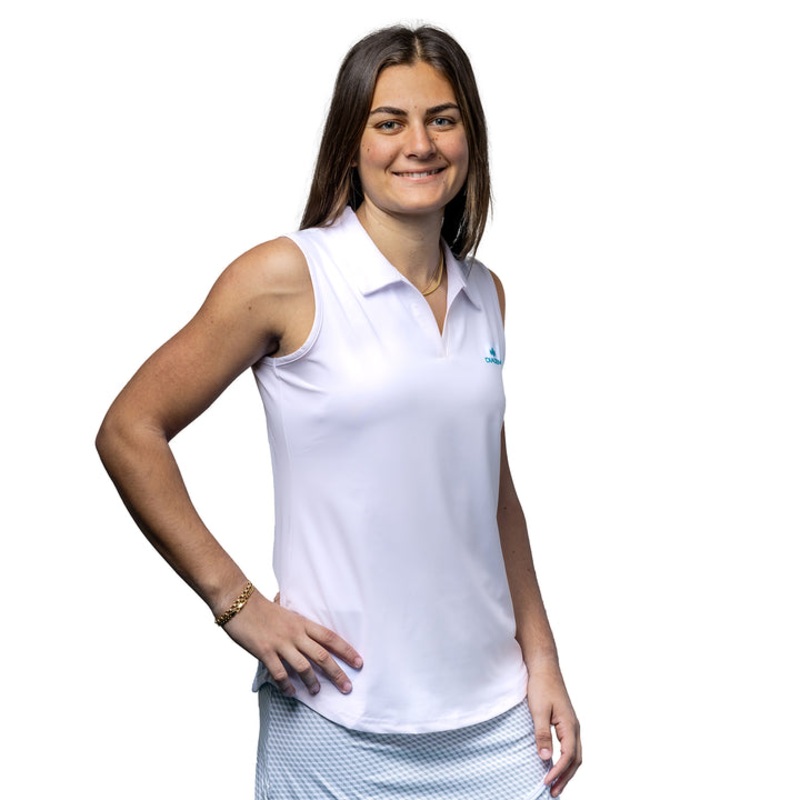 WOMEN’S SCALES BAHAMA SLEEVELESS POLO