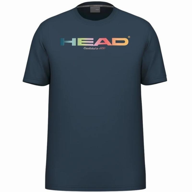 Camiseta Head Rainbow Azul Marino