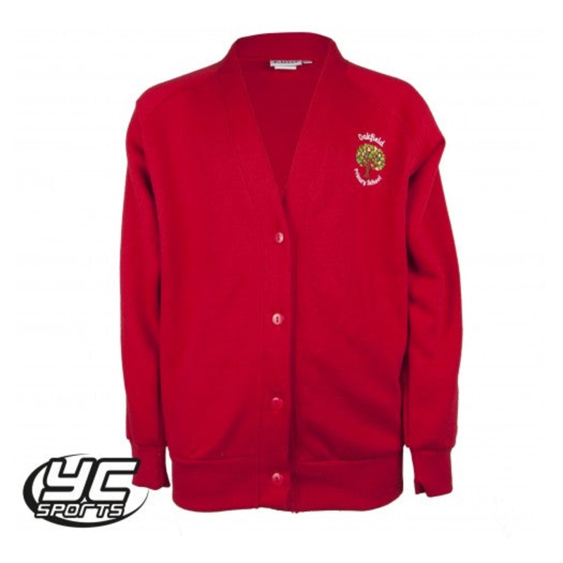 Oakfield Primary School Cardigan 2/3 RED