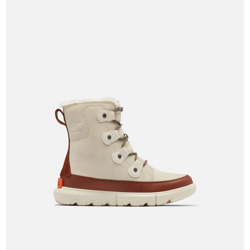 Sorel Women’s Explorer II Joan Faux Fur WP Tawny Buff/Canoe/Chamois Fauve-253 6