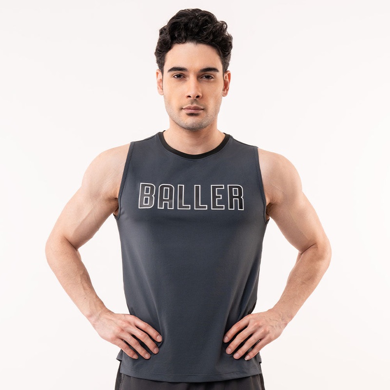 The Baller Tank – Graphite Athletik | Kibi Sports M