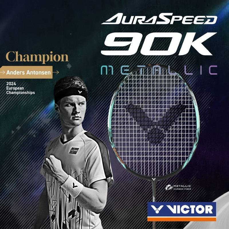 VICTOR Auraspeed 90K Metallic 2024 Badminton Racquet  Unstrung & Free Grip 3U (88g) / G5