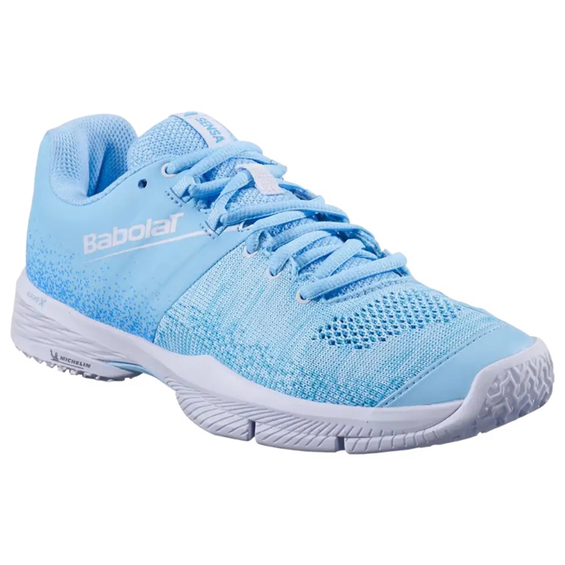Babolat Zapatillas Sensa Women Sky blue/Tigerlily