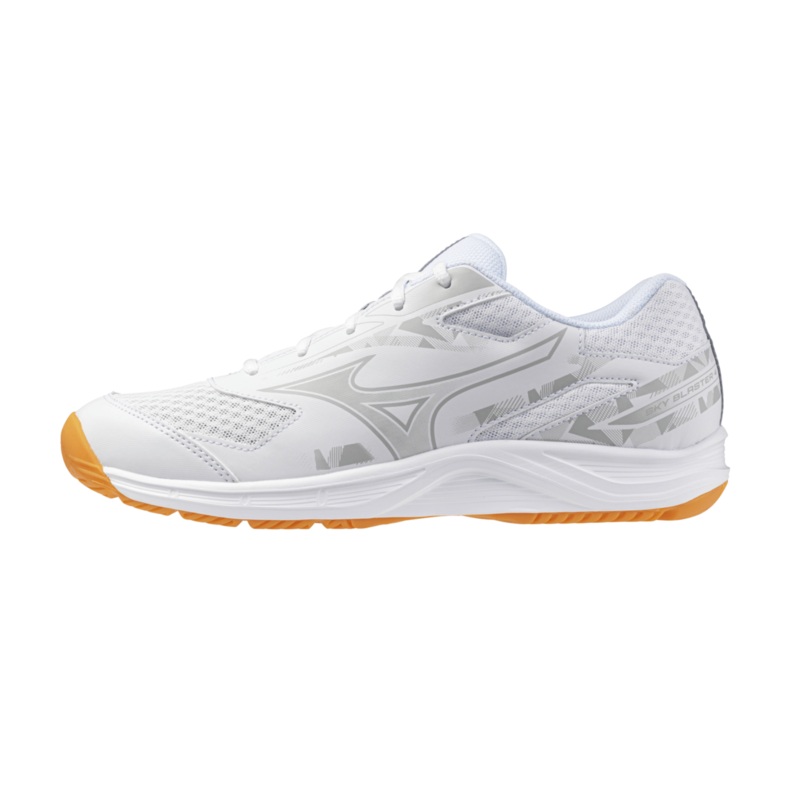 (CLEARANCE) MIZUNO SKY BLASTER 4 Badminton Shoes White/Harbor Mist UNISEX US(M) 11/ US(W) 12.5/ UK 10/ EU 44.5/ 29 CM