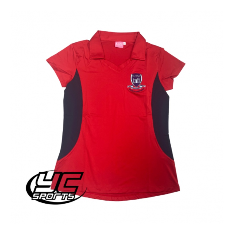 Glantaf Fitted Pe Polo JS 9/10 RED