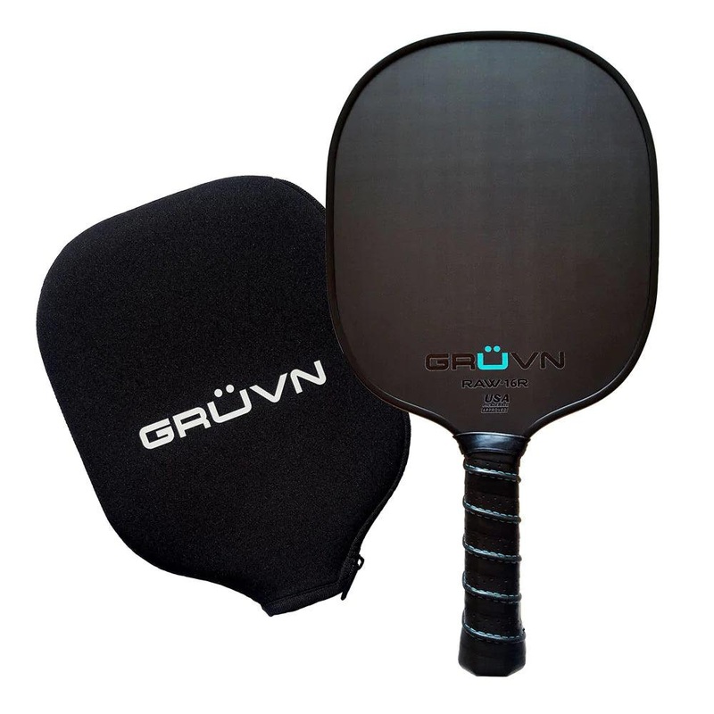 Gruvn RAW-16R Pickleball Paddle (Raw Carbon Fiber)