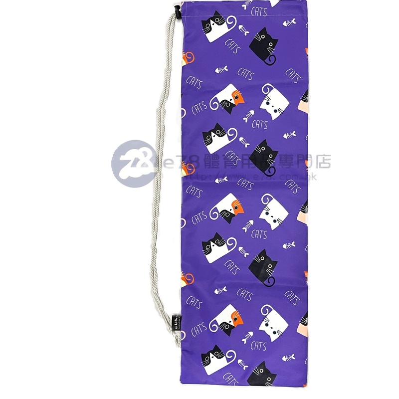 Handmade Water Resistant Racket Case (Purple cat129) Purple cat