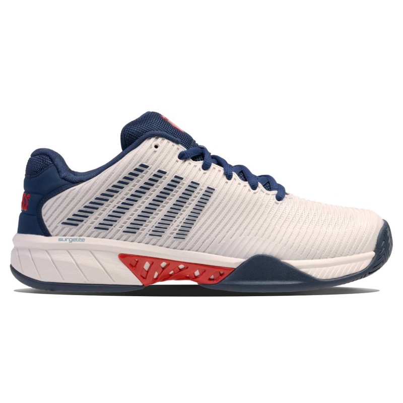 K-Swiss Hypercourt Express 2 Men’s Tennis Shoe (White/Blue)