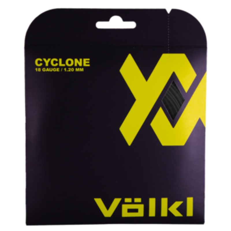Volkl Cyclone 18L/1.15 Tennis String (Black)