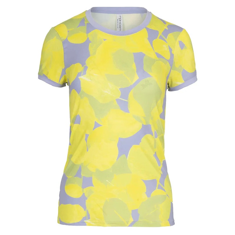Women`s Harper Short Sleeve Tennis Top Cosmic Print