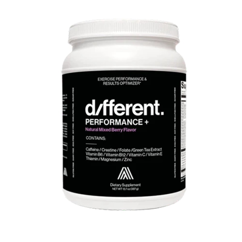 DIFFERENT Performance All Natural Pre-Workout Drink Mixed Berry