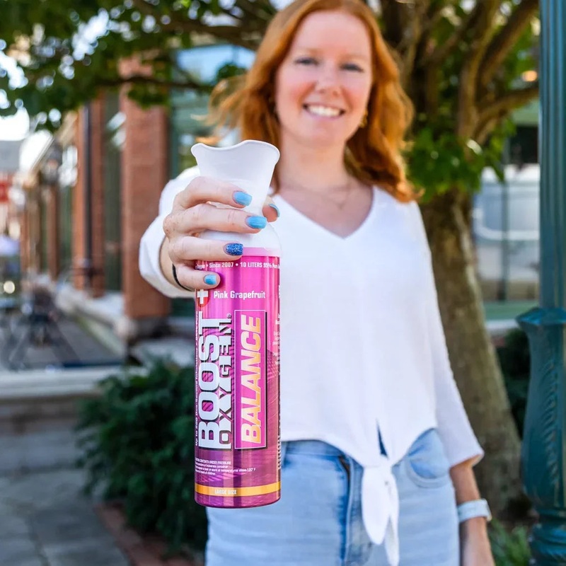 Supplemental Oxygen Large Pink Grapefruit Balance