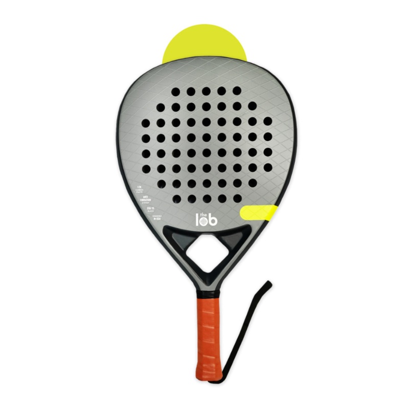 The Lob Padel Racket 12K Carbon Fiber | Gray